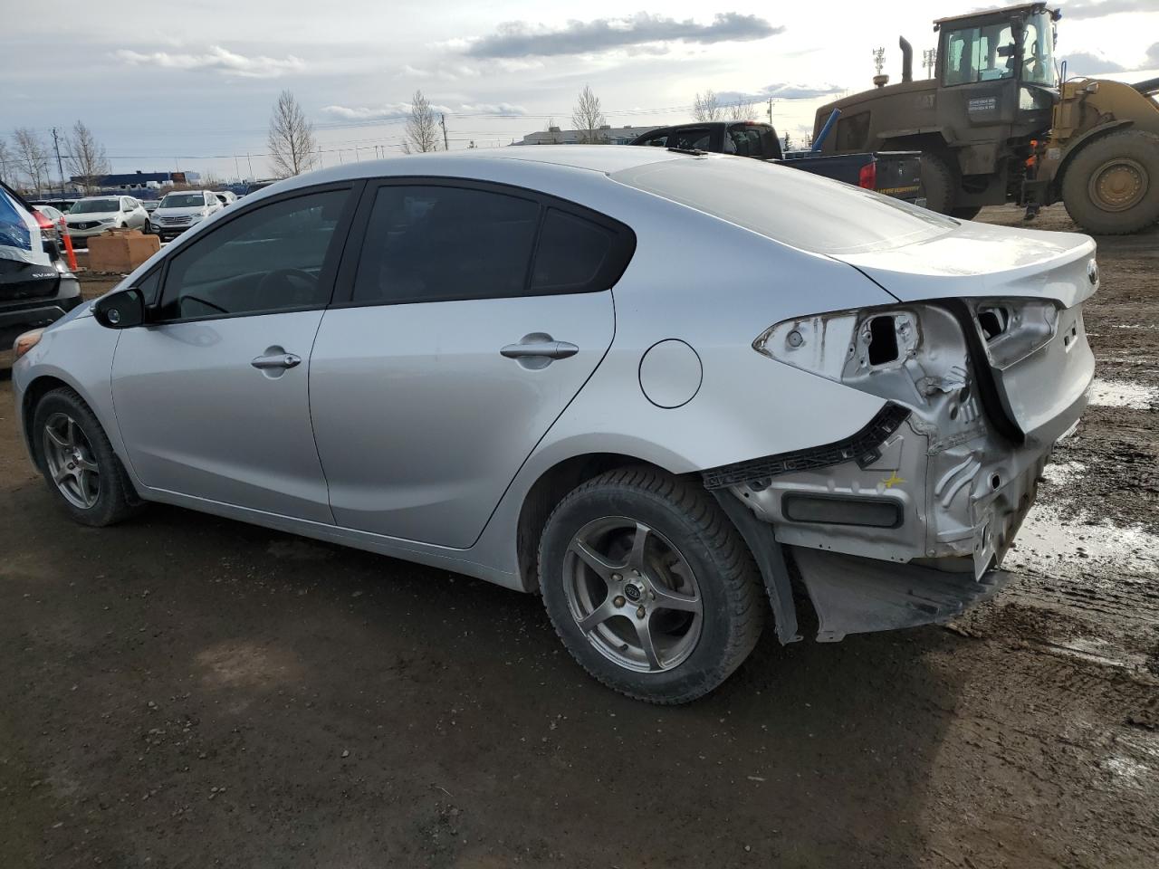 2014 KIA Forte VIN KNAFX4A61E5122471 Copart auction photo, rear end / minor dent/scratches damage thumbnail 2