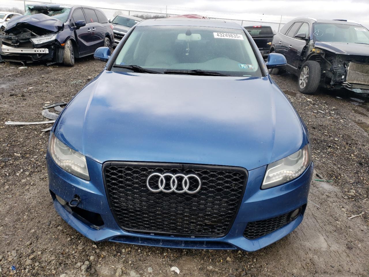 2009 Audi A4 VIN WAULK78KX9N008318 Copart auction photo, all over / side damage thumbnail 5