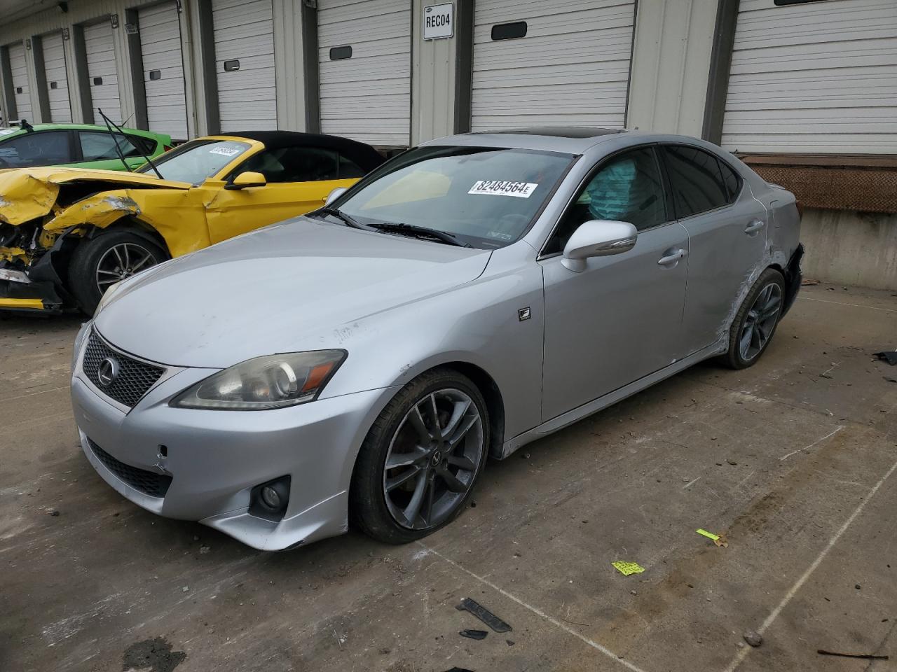 2012 Lexus IS VIN JTHBF5C28C5165107