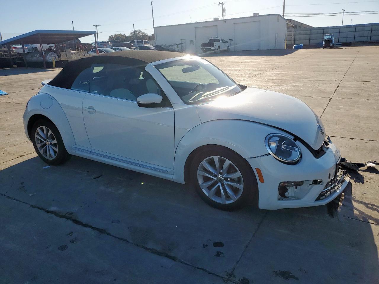 2017 Volkswagen Beetle VIN 3VW517AT2HM813799 Copart auction photo, front end damage thumbnail 4
