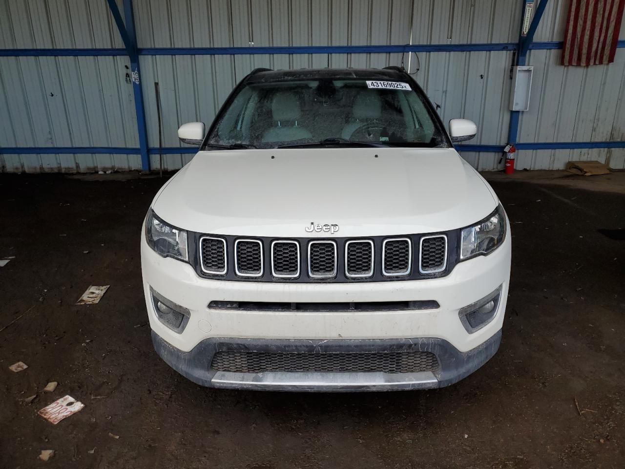 2019 Jeep Compass VIN 3C4NJDCB5KT673170 Copart auction photo, rear end / side damage thumbnail 5