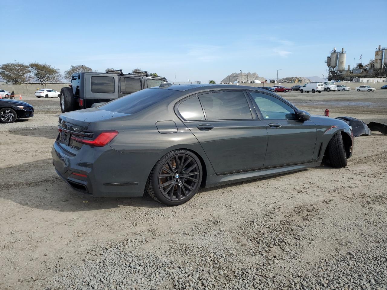 2022 BMW 7er VIN WBA7U2C00NCH65564 Copart auction photo, front end damage thumbnail 3