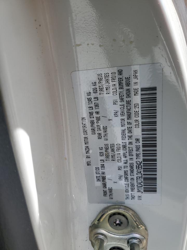 2020 Mazda MX-5 VIN JM1NDAD79L0416642 Copart auction photo, front end damage thumbnail 14