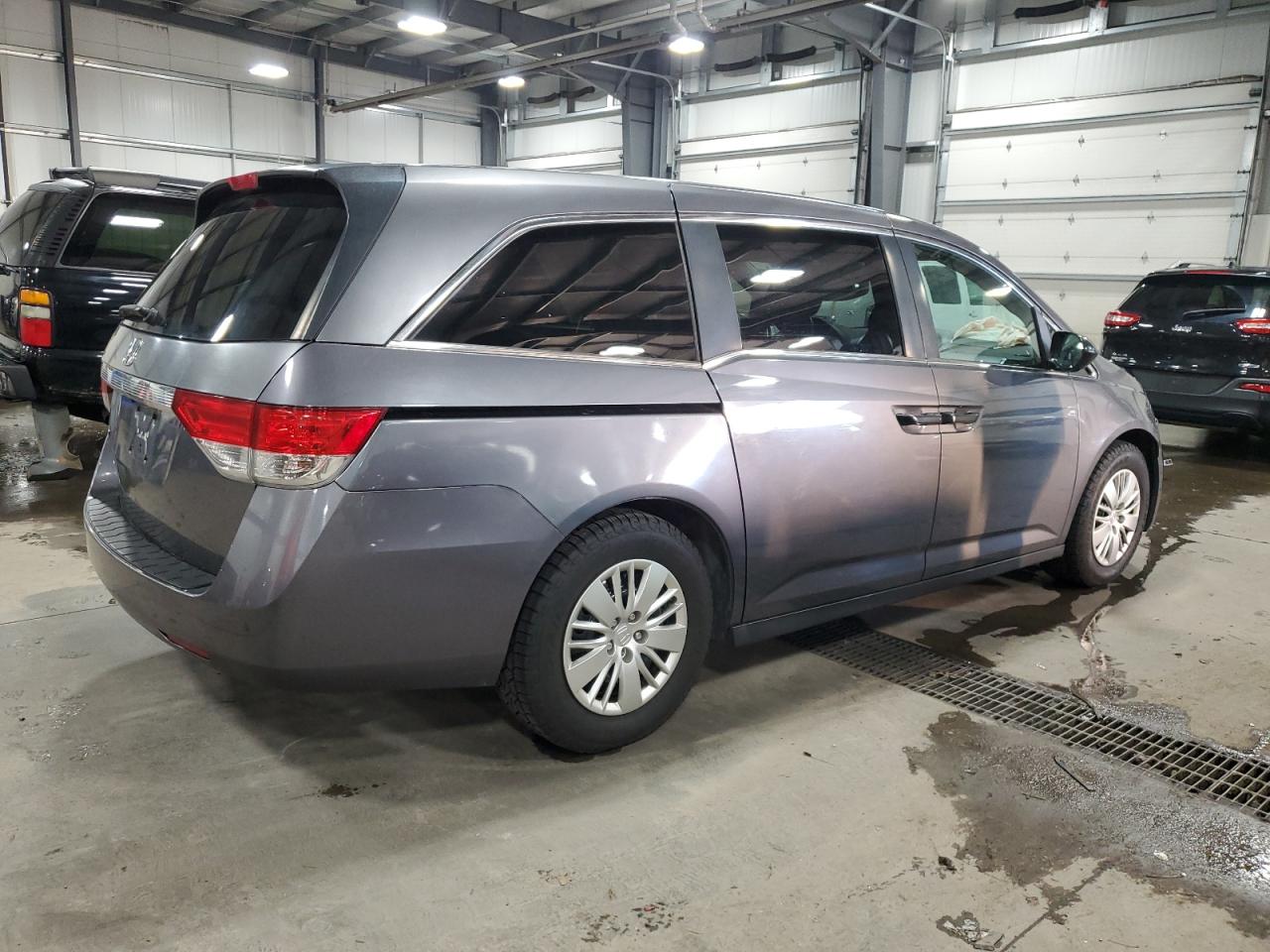 2014 Honda Odyssey VIN 5FNRL5H25EB014485 Copart auction photo, front end damage thumbnail 3