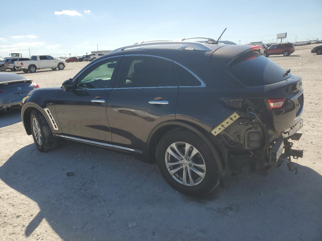 2012 Infiniti FX VIN JN8AS1MU9CM121984 Copart auction photo, rear end damage thumbnail 2