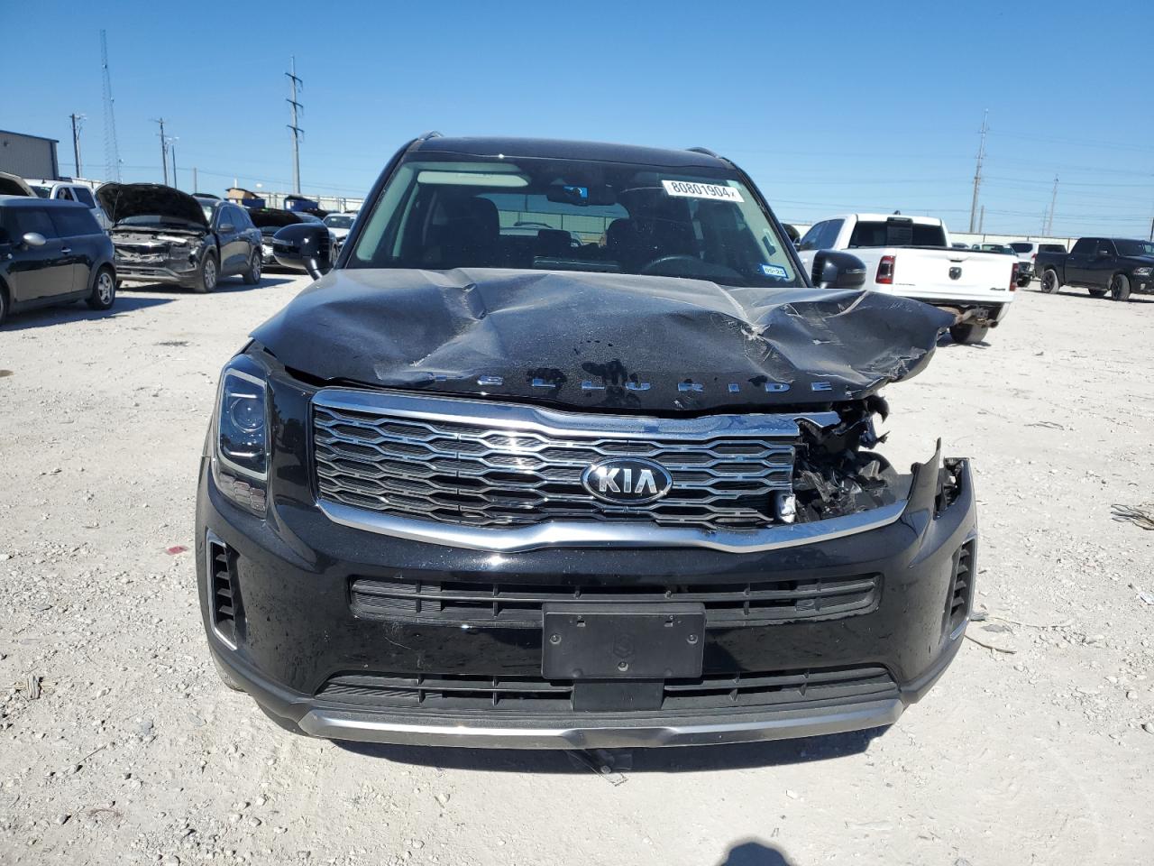 2021 KIA Telluride VIN 5XYP3DHC6MG189040 Copart auction photo, front end damage thumbnail 5