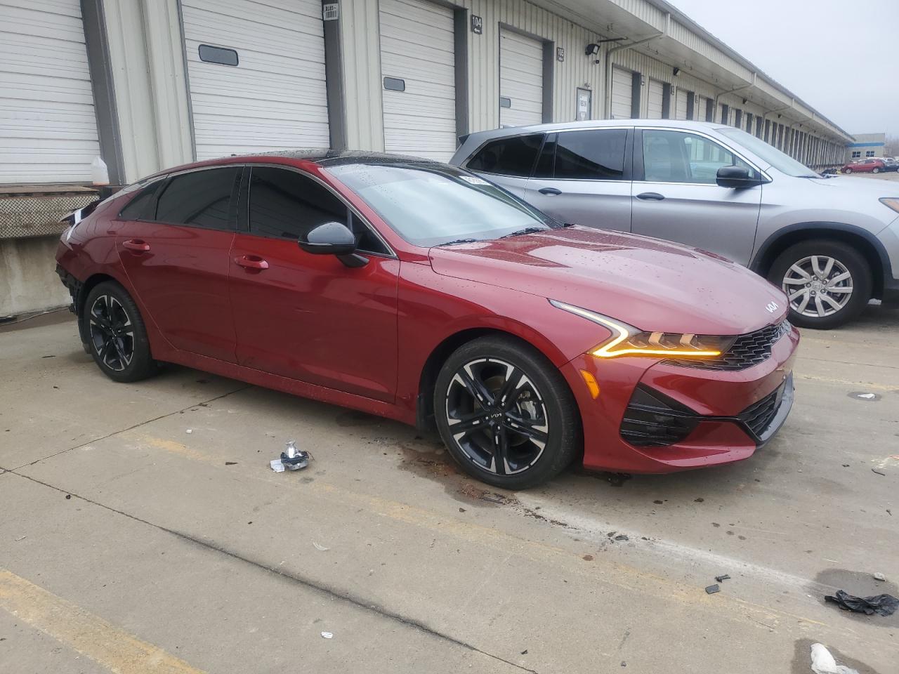 2022 KIA K5 VIN 5XXG64J27NG104074 Copart auction photo, rear end damage thumbnail 4