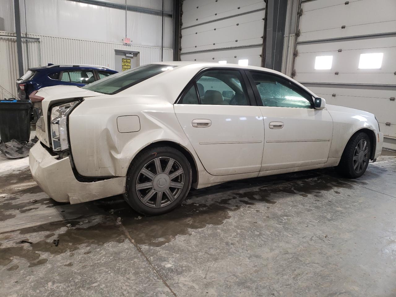 2003 Cadillac CTS VIN 1G6DM57N430174746 Copart auction photo, rear end / front end damage thumbnail 3