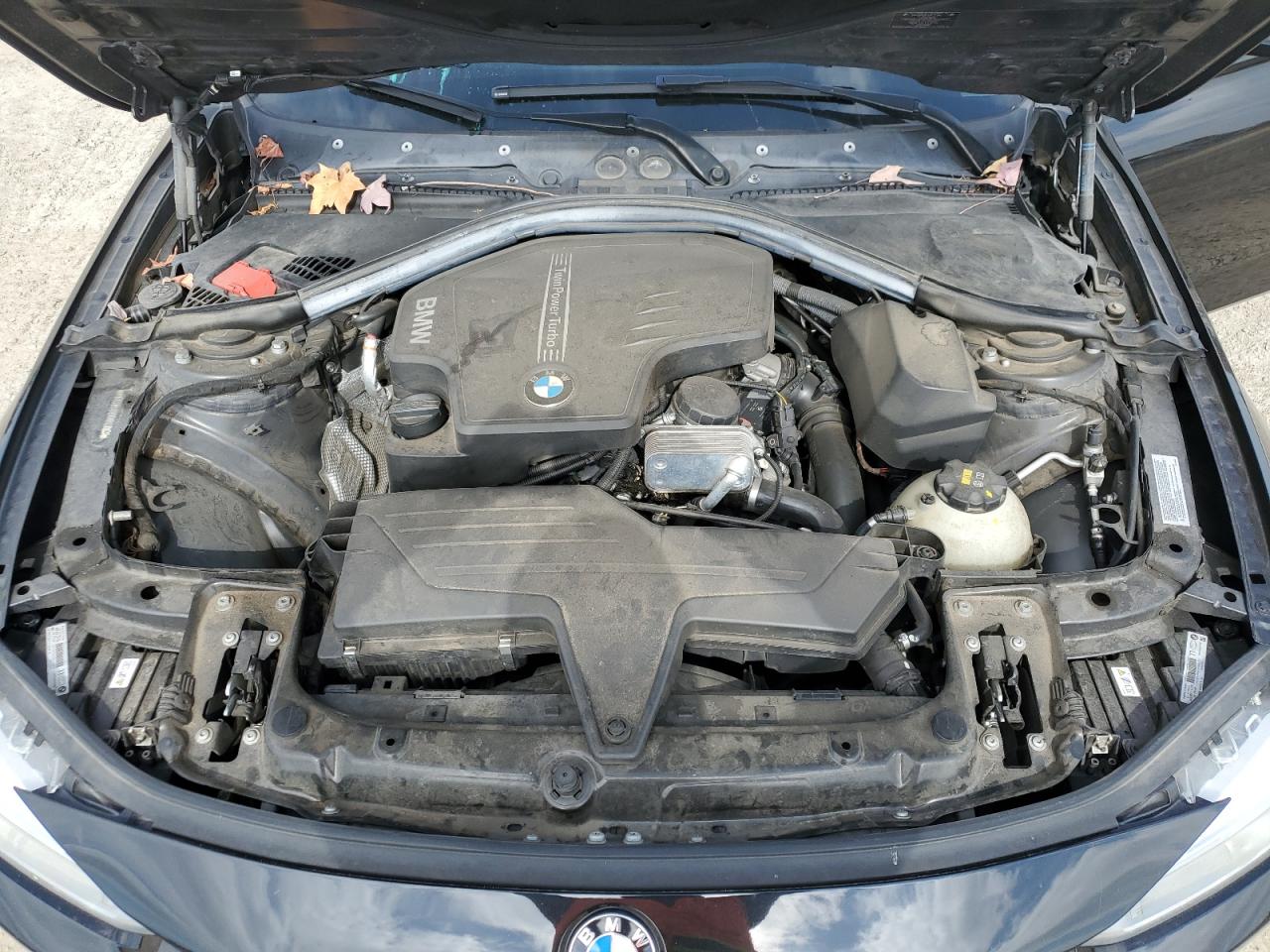 2014 BMW 3er VIN WBA3A5G55ENP31863 Copart auction photo, side / rear end damage thumbnail 11