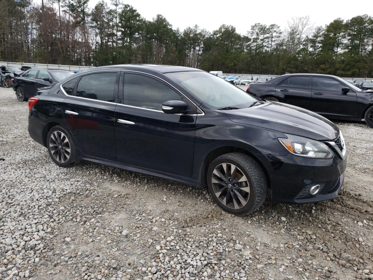 2016 Nissan Sentra VIN 3N1AB7AP8GY249569 Copart auction photo, side / front end damage thumbnail 4