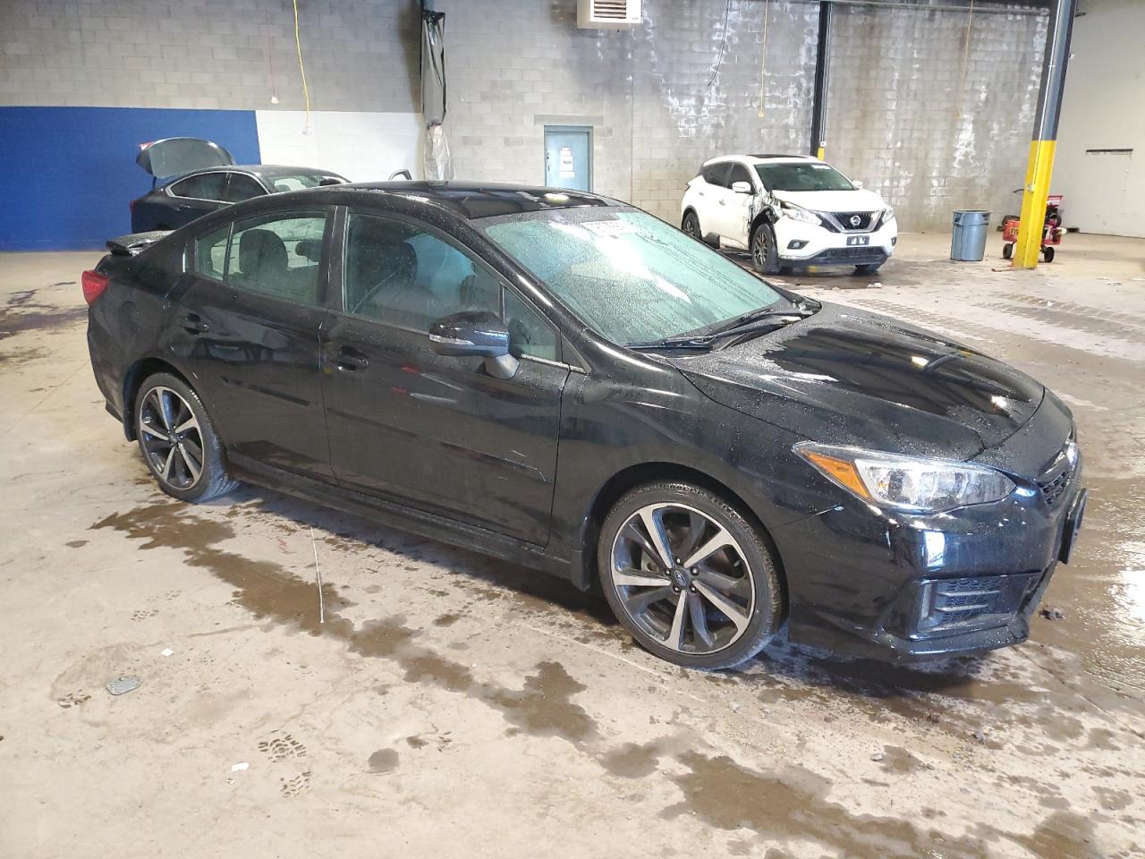 2022 Subaru Impreza VIN 4S3GKAL60N3609092 Copart auction photo, side damage thumbnail 4