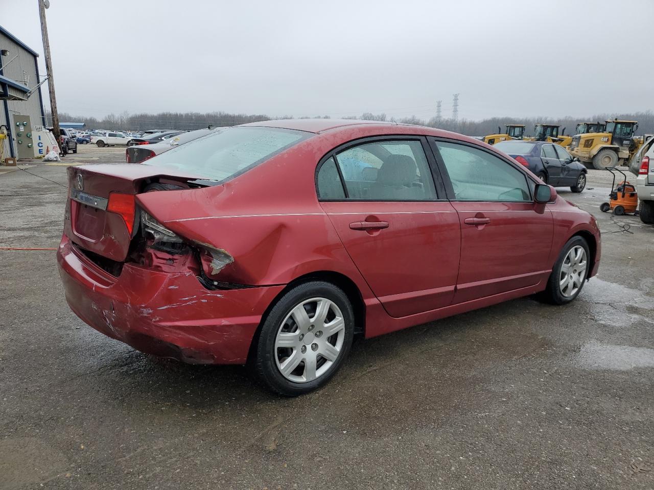 2011 Honda Civic VIN 2HGFA1F50BH514513 Copart auction photo, rear end damage thumbnail 3