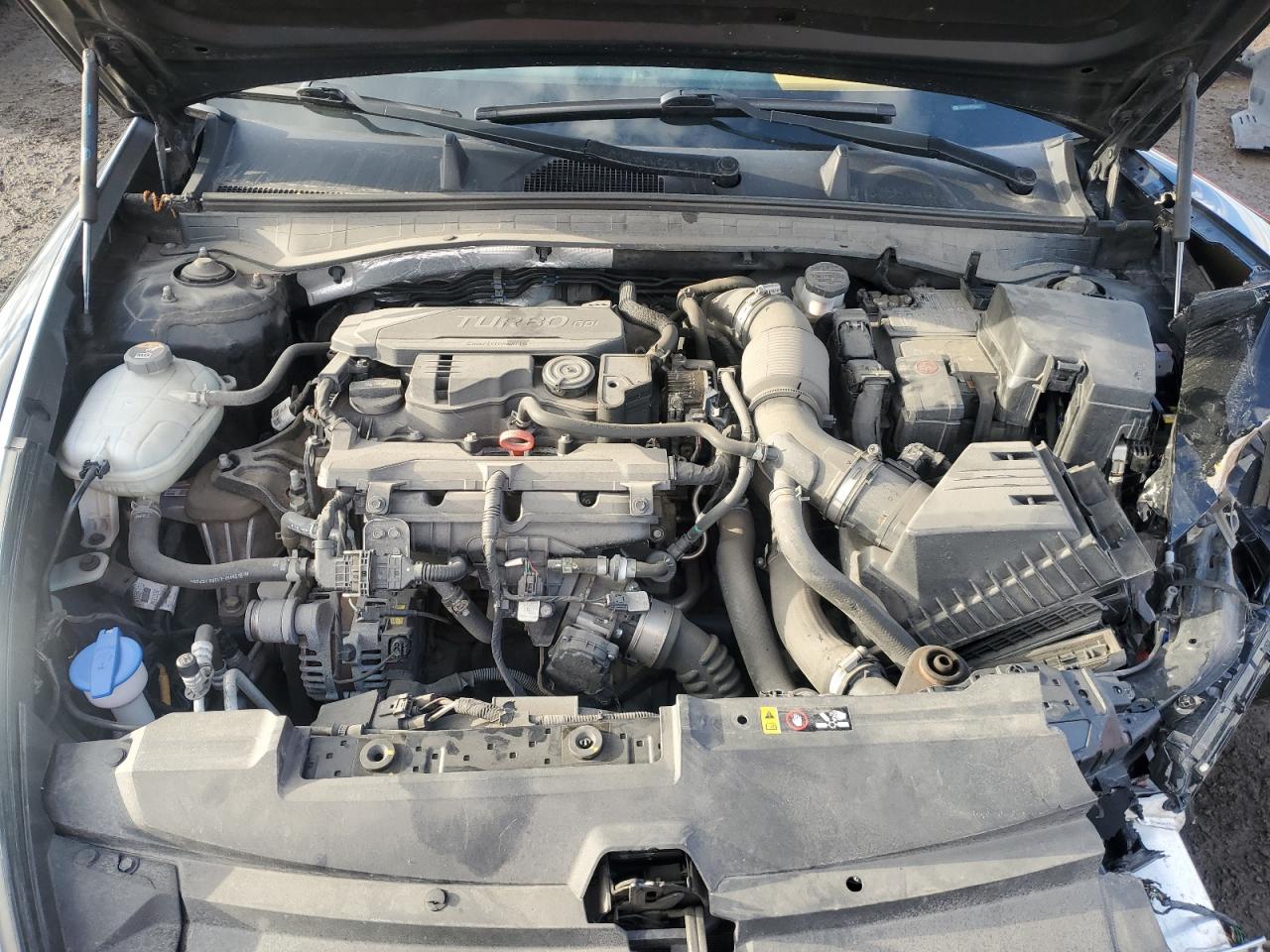 2020 Hyundai Sonata VIN 5NPEJ4J27LH015371 Copart auction photo, front end / side damage thumbnail 11