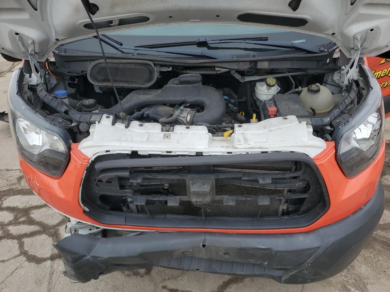 2016 Ford Transit VIN 1FTYR1ZM0GKB09951 Copart auction photo, front end / side damage thumbnail 13