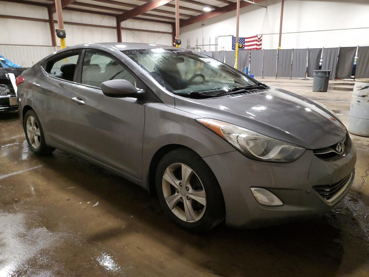 2013 Hyundai Elantra VIN 5NPDH4AE0DH354749 Copart auction photo, vandalism / side damage thumbnail 4