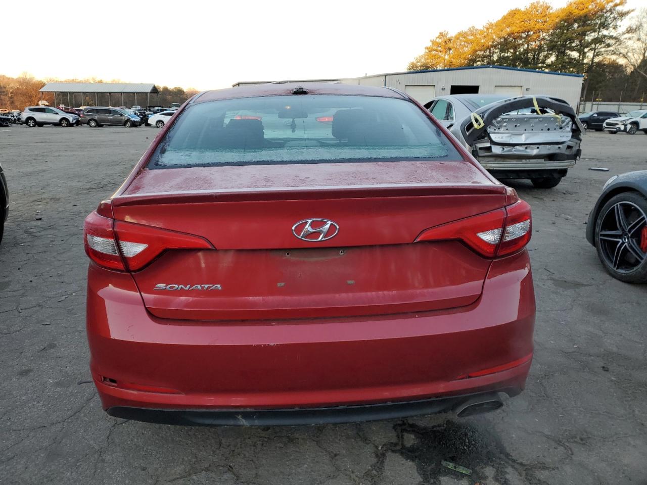 2017 Hyundai Sonata VIN 5NPE24AF4HH516693 Copart auction photo, vandalism damage thumbnail 6