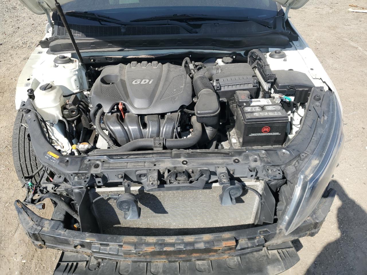 2014 KIA Optima VIN KNAGM4A70E5518638 Copart auction photo, front end damage thumbnail 13
