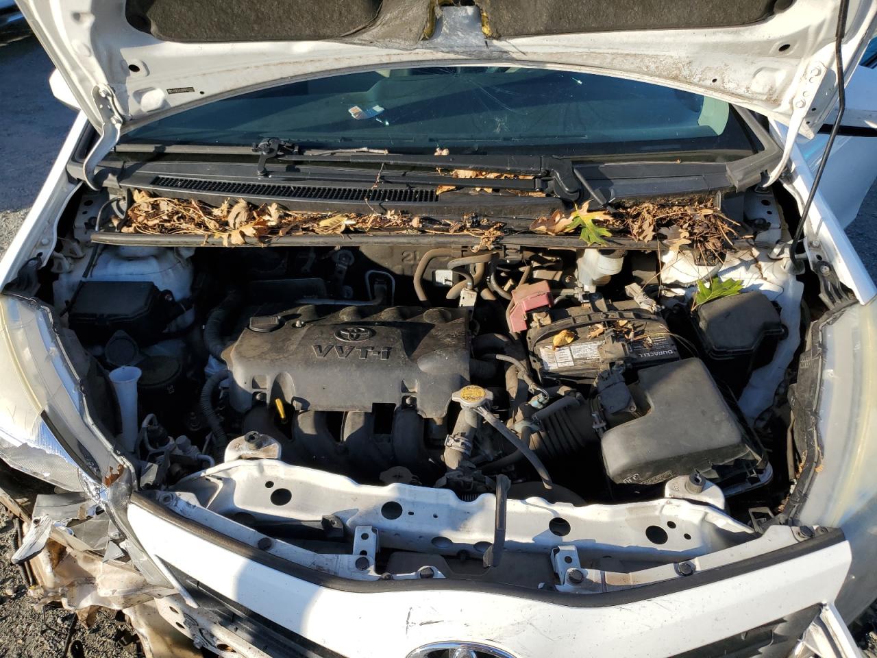2012 Toyota Yaris VIN JTDKTUD35CD523331 Copart auction photo, front end damage thumbnail 11