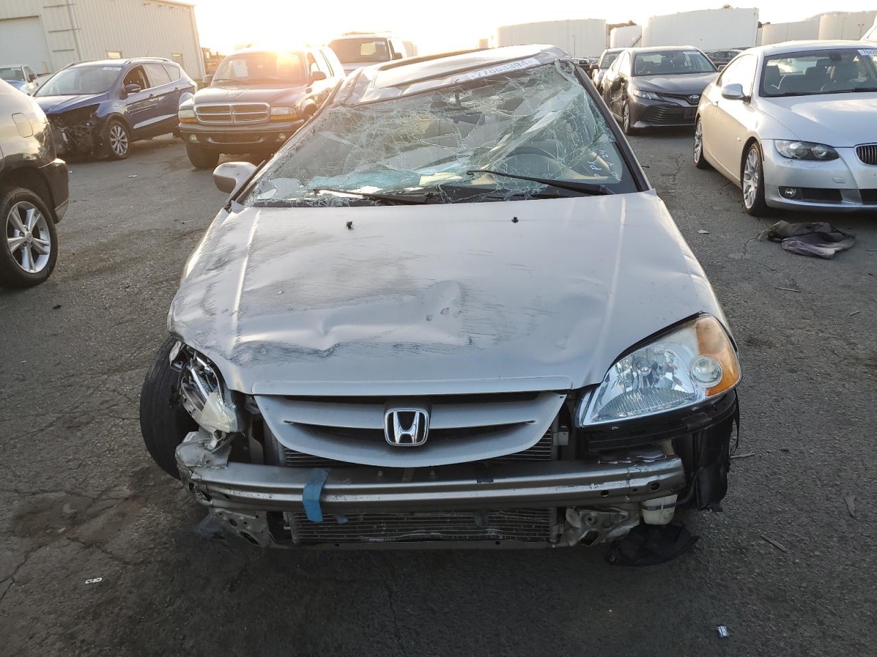 2003 Honda Civic VIN 1HGEM22903L054131 Copart auction photo, rollover damage thumbnail 5