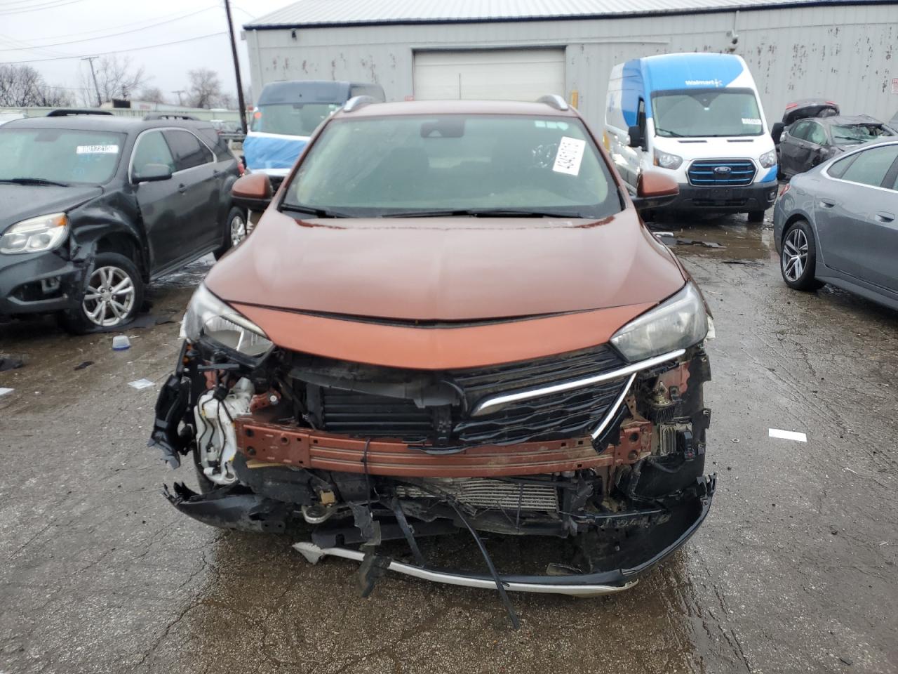 2020 Buick Encore VIN KL4MMDSLXLB126650 Copart auction photo, side / front end damage thumbnail 5