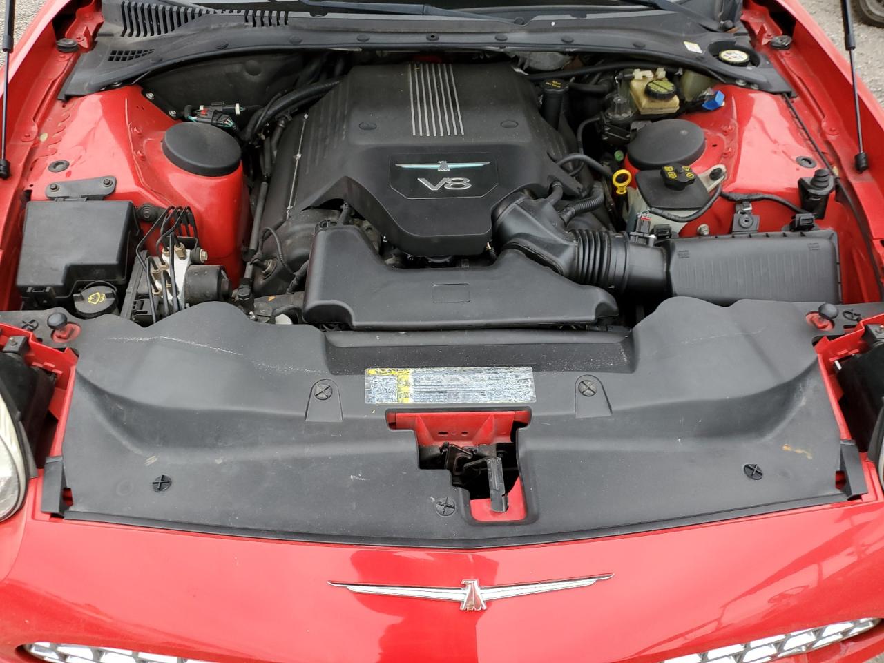 2003 Ford Thunderbird VIN 1FAHP60A43Y111849 Copart auction photo, water/flood damage thumbnail 11