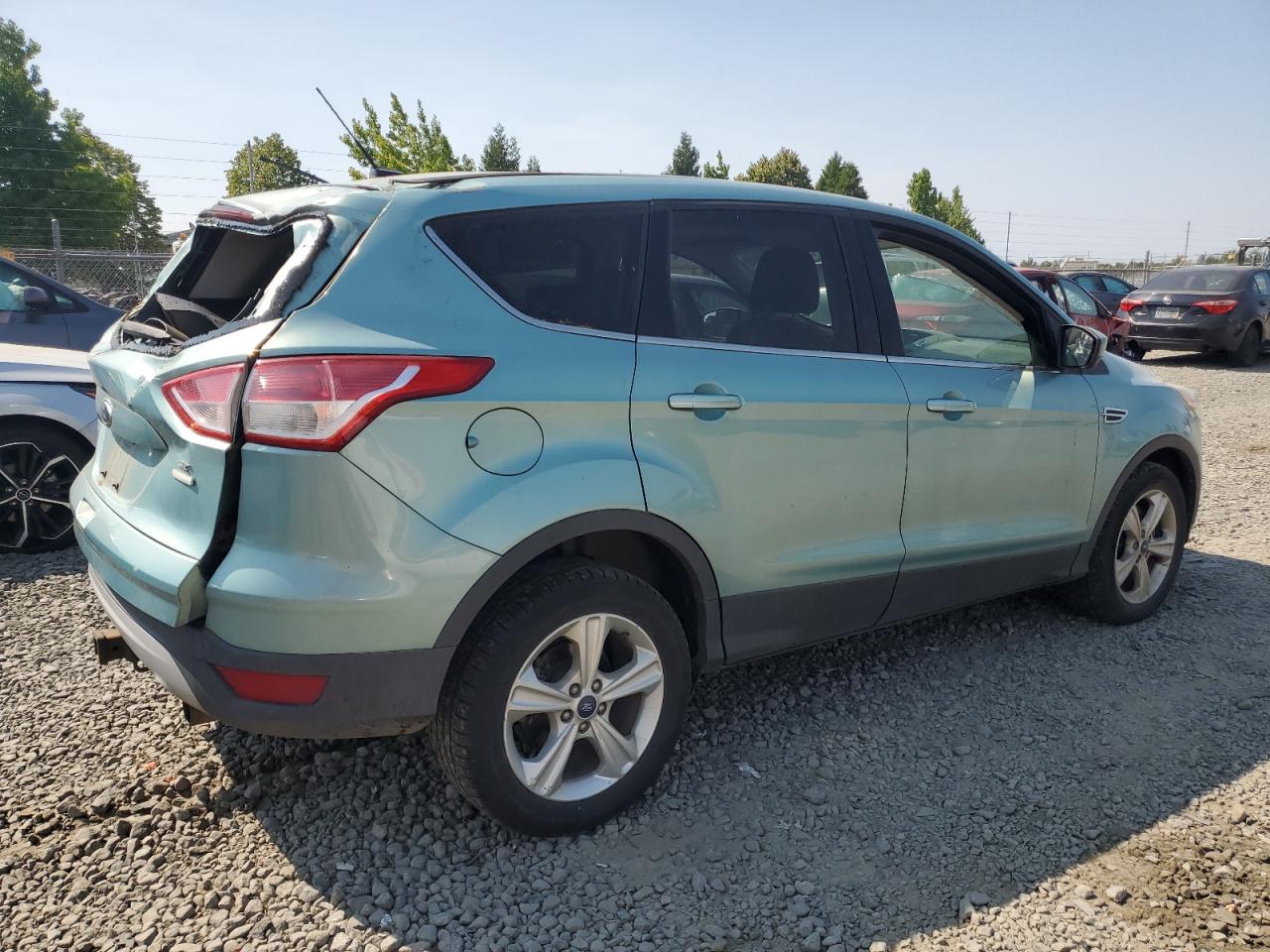 2013 Ford Escape VIN 1FMCU9G95DUA86801 Copart auction photo, rear end / front end damage thumbnail 3