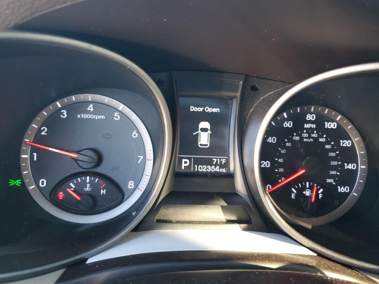 2016 Hyundai Santa Fe VIN 5XYZU3LB2GG366217 Copart auction photo, front end damage thumbnail 9