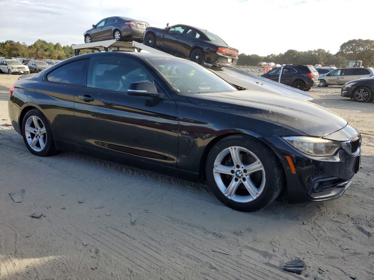 2014 BMW 4er VIN WBA3N7C57EF718709 Copart auction photo, mechanical damage thumbnail 4