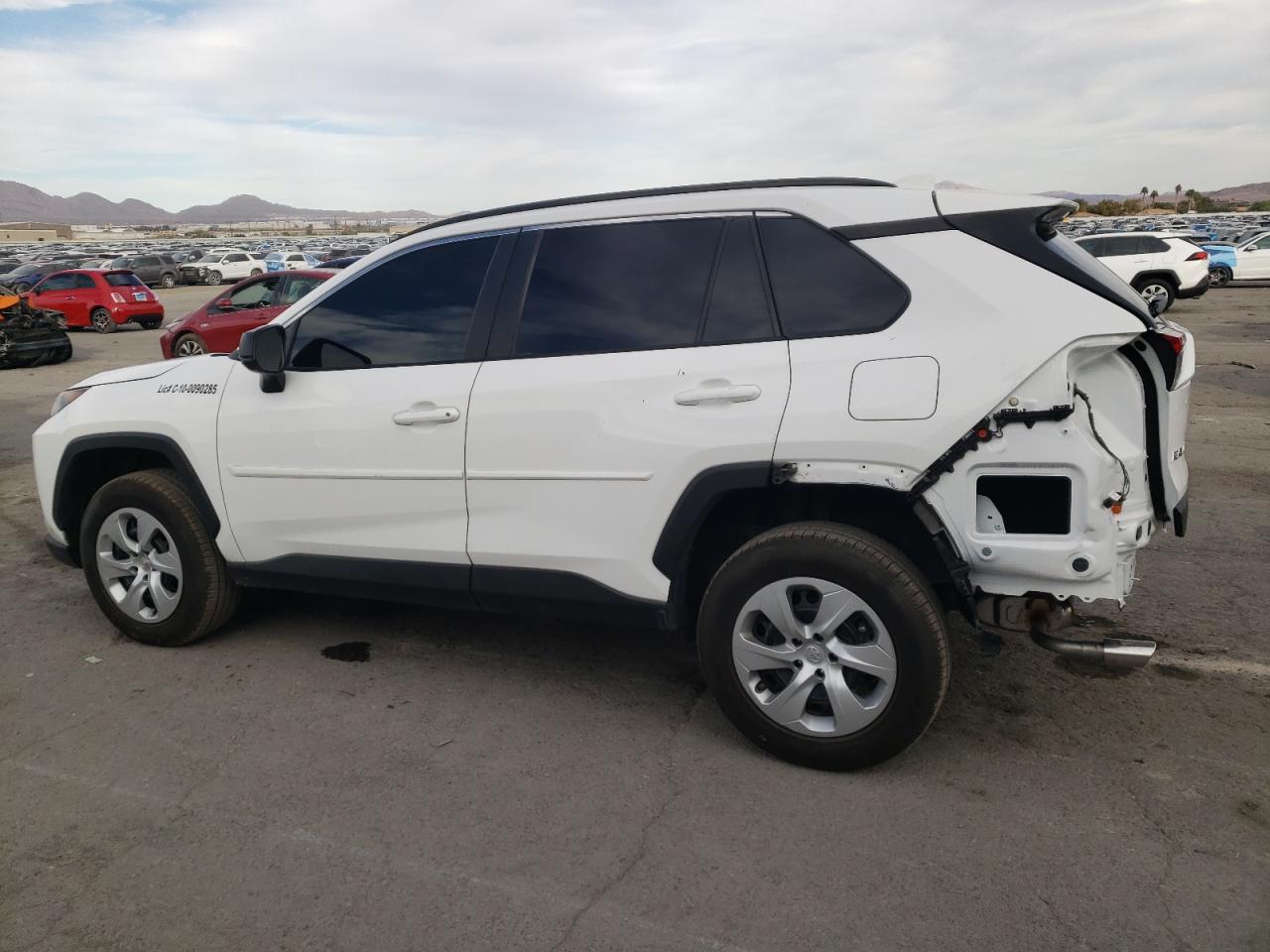 2019 Toyota RAV 4 VIN 2T3H1RFV7KC017854 Copart auction photo, rear end damage thumbnail 2