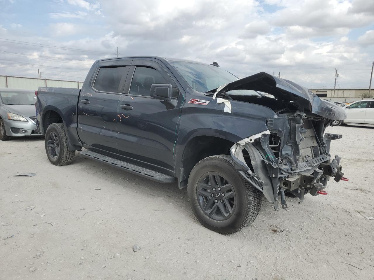2021 Chevrolet Silverado VIN 1GCPYCEF1MZ393076 Copart auction photo, front end / minor dent/scratches damage thumbnail 4