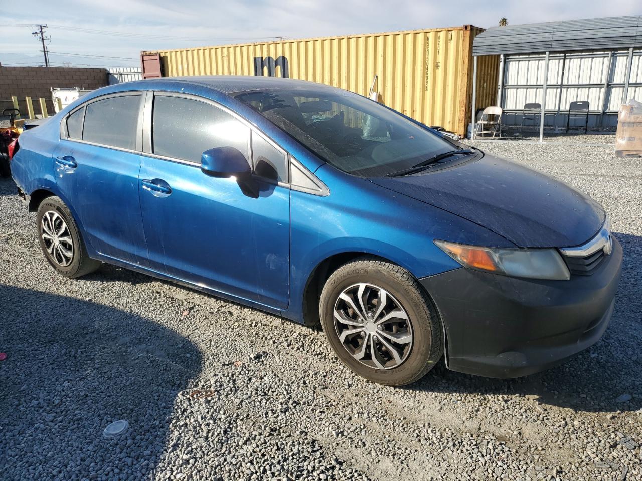 2012 Honda Civic VIN 2HGFB2F5XCH578983 Copart auction photo, rear end / front end damage thumbnail 4