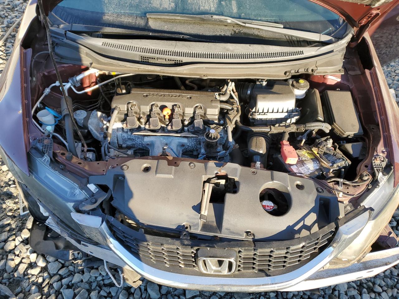 2015 Honda Civic VIN 19XFB2F84FE219878 Copart auction photo, front end / minor dent/scratches damage thumbnail 11