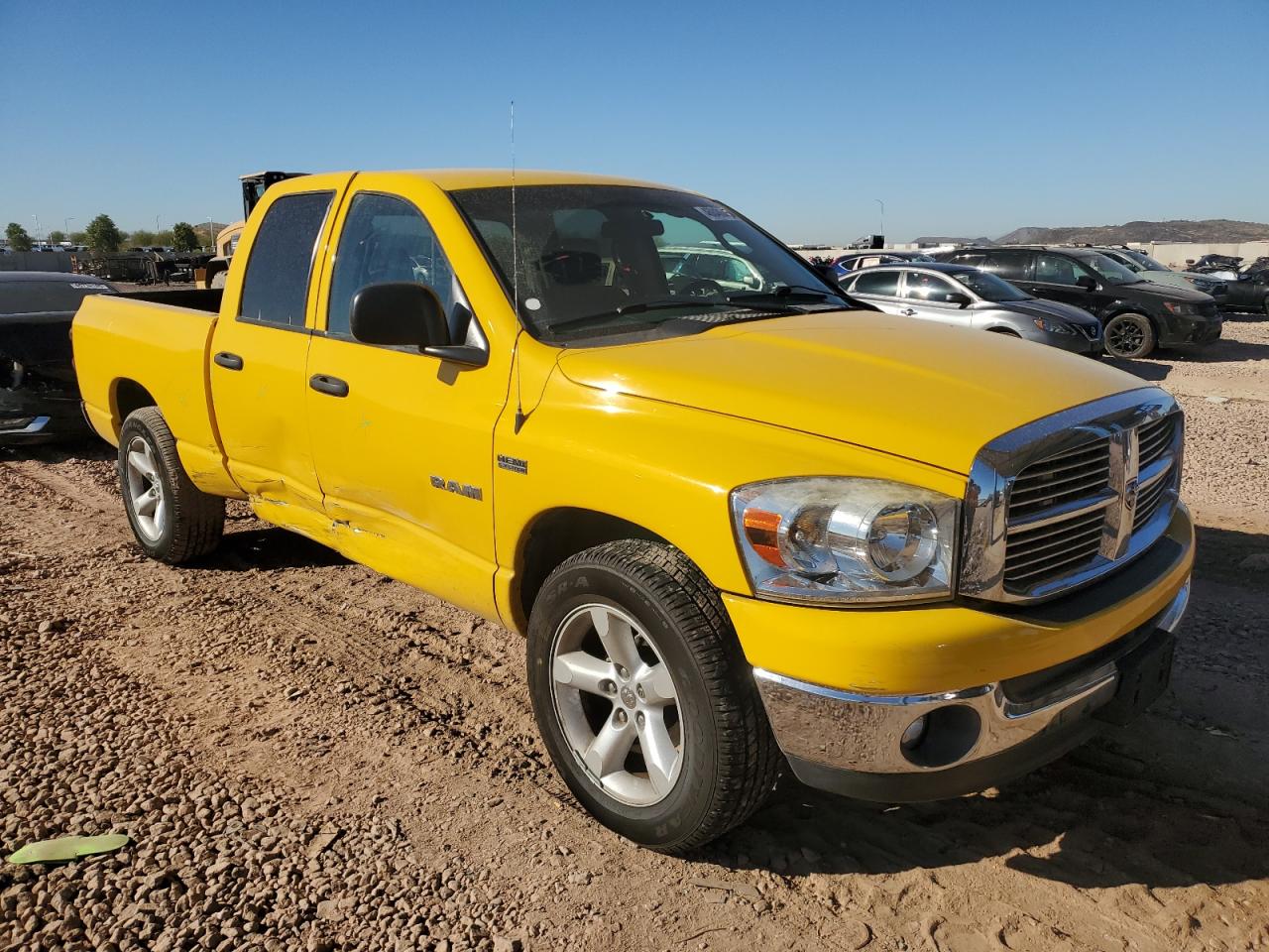 2008 Dodge RAM VIN 1D7HA18258S599723 Copart auction photo, side damage thumbnail 4