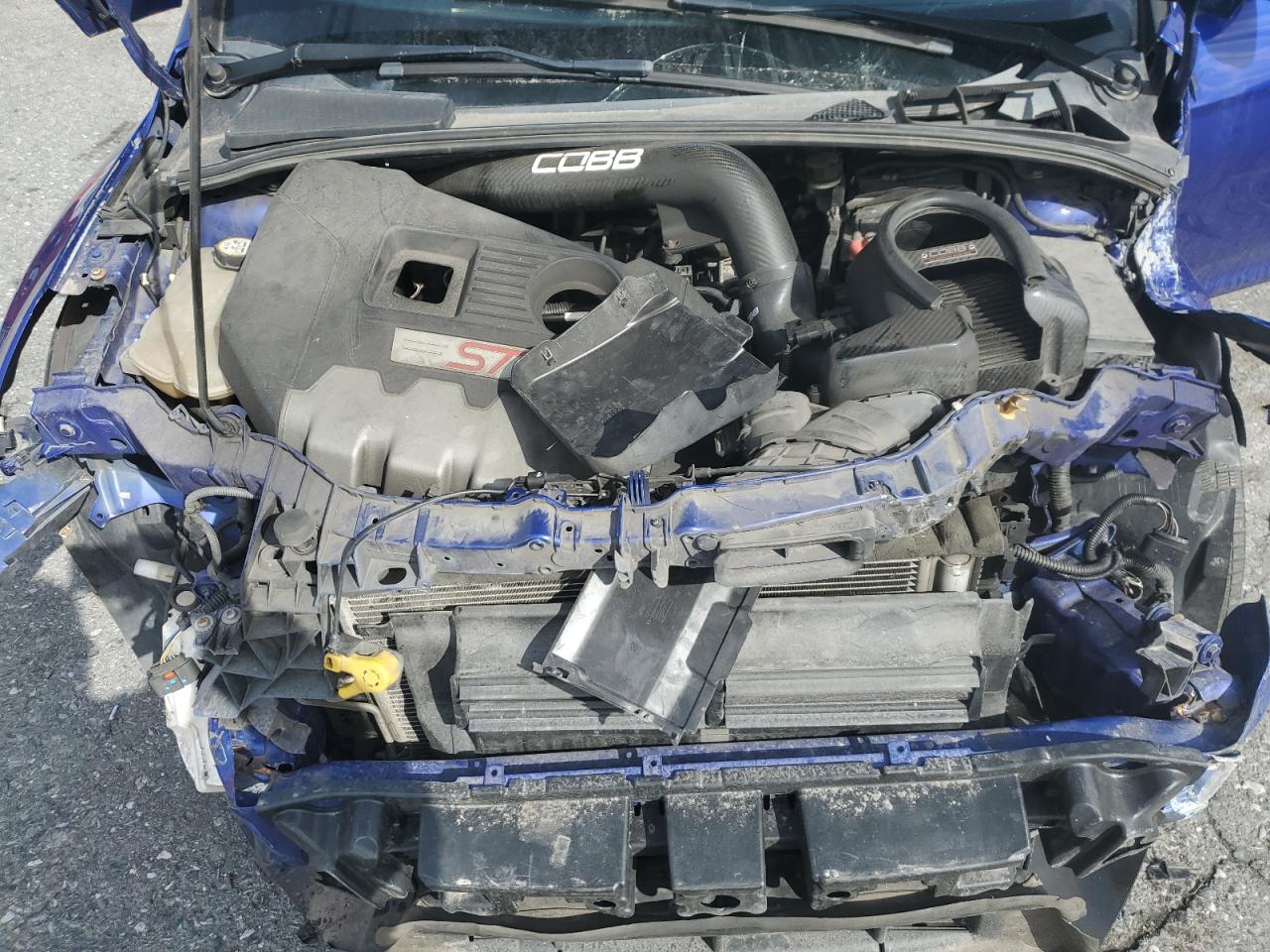 2013 Ford Focus VIN 1FADP3L99DL172093 Copart auction photo, front end / rear end damage thumbnail 12