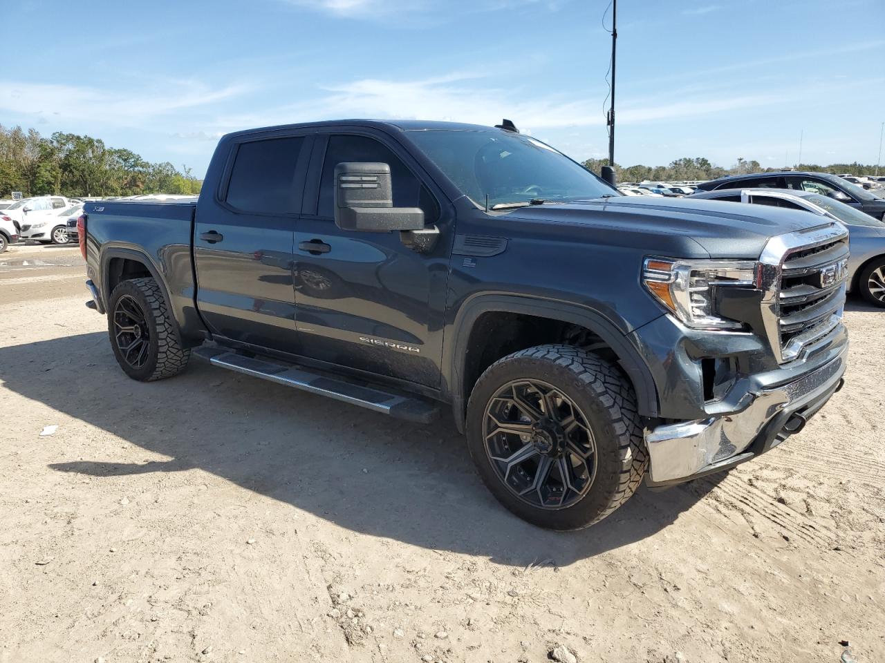 2021 GMC Sierra VIN 1GTU9AEF2MZ325504 Copart auction photo, water/flood damage thumbnail 4