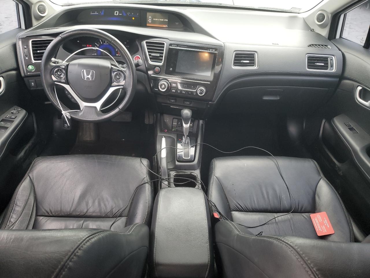 2015 Honda Civic VIN 19XFB2F90FE003552 Copart auction photo, rear end damage thumbnail 8