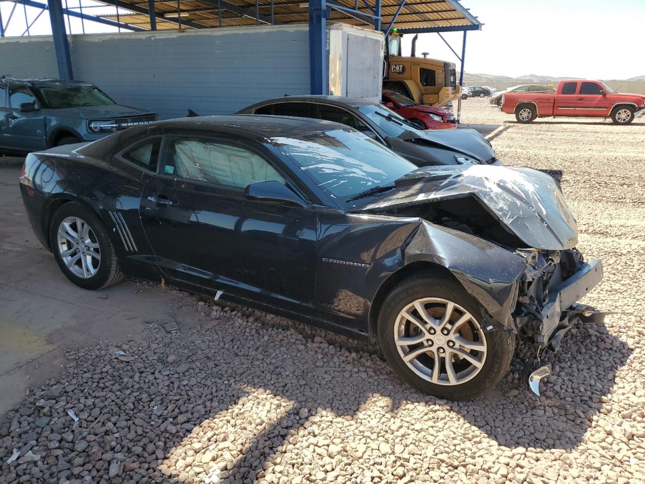 2014 Chevrolet Camaro VIN 2G1FA1E34E9211952 Copart auction photo, front end damage thumbnail 4