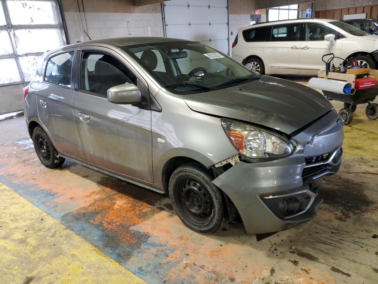 2018 Mitsubishi Mirage VIN ML32A3HJ5JH005317 Copart auction photo, front end / mechanical damage thumbnail 4