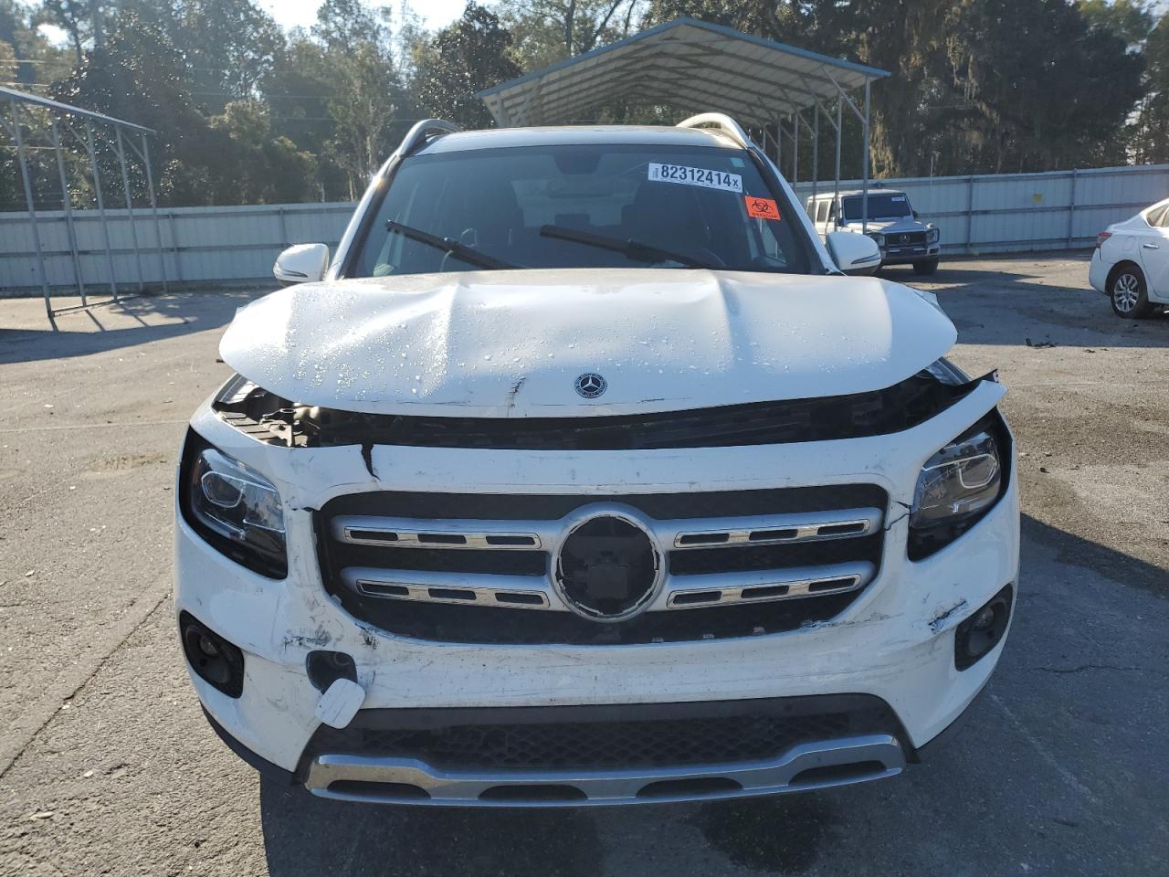 2021 Mercedes-Benz GLB VIN W1N4M4GB8MW106826 Copart auction photo, front end damage thumbnail 5