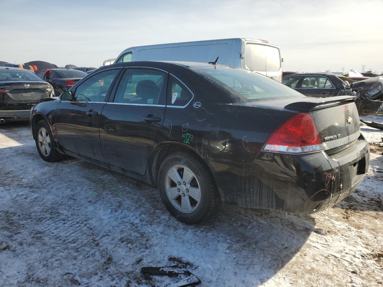 2008 Chevrolet Impala VIN 2G1WT58K689162763 Copart auction photo, front end / side damage thumbnail 2