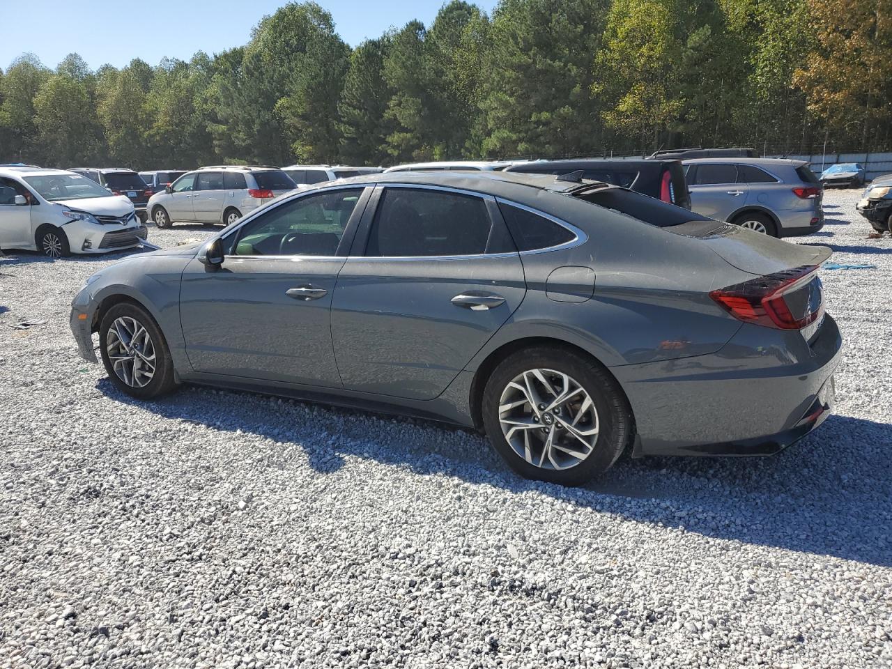 2020 Hyundai Sonata VIN 5NPEL4JA1LH060498 Copart auction photo, all over / mechanical damage thumbnail 2