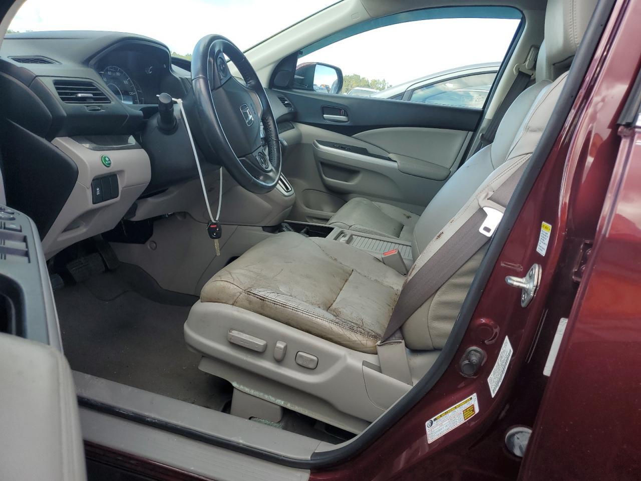 2012 Honda CR-V VIN 5J6RM3H71CL021872 Copart auction photo, water/flood damage thumbnail 7