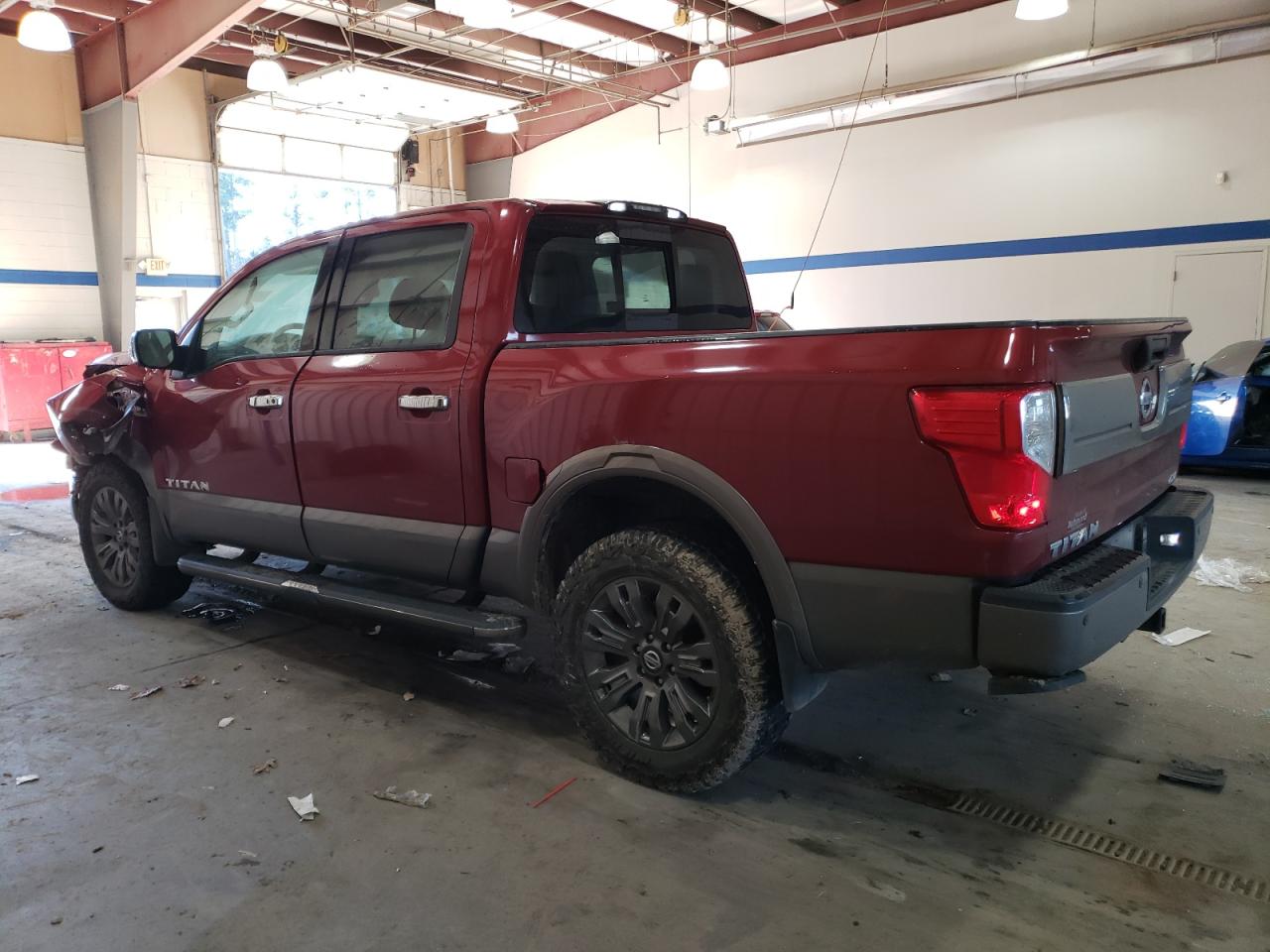 2017 Nissan Titan VIN 1N6AA1E59HN576080 Copart auction photo, front end damage thumbnail 2