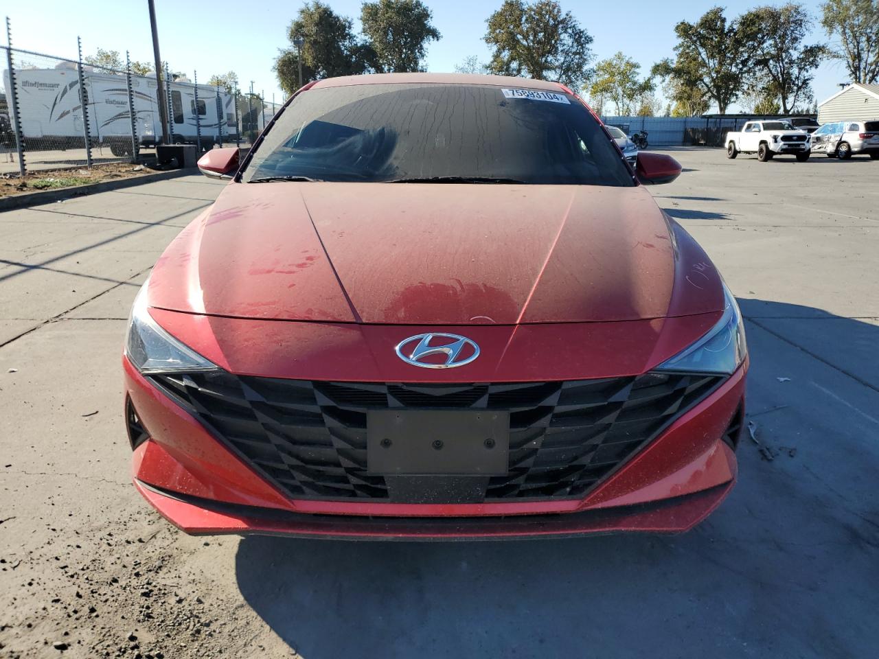 2022 Hyundai Elantra VIN 5NPLS4AG7NH085844 Copart auction photo, rear end damage thumbnail 5
