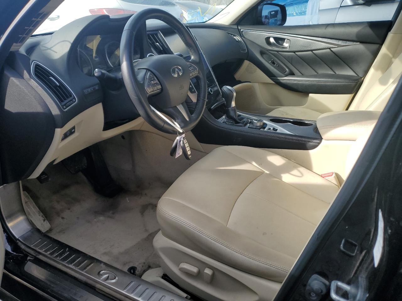 2016 Infiniti Q50 VIN JN1CV7AP3GM202761 Copart auction photo, front end damage thumbnail 7