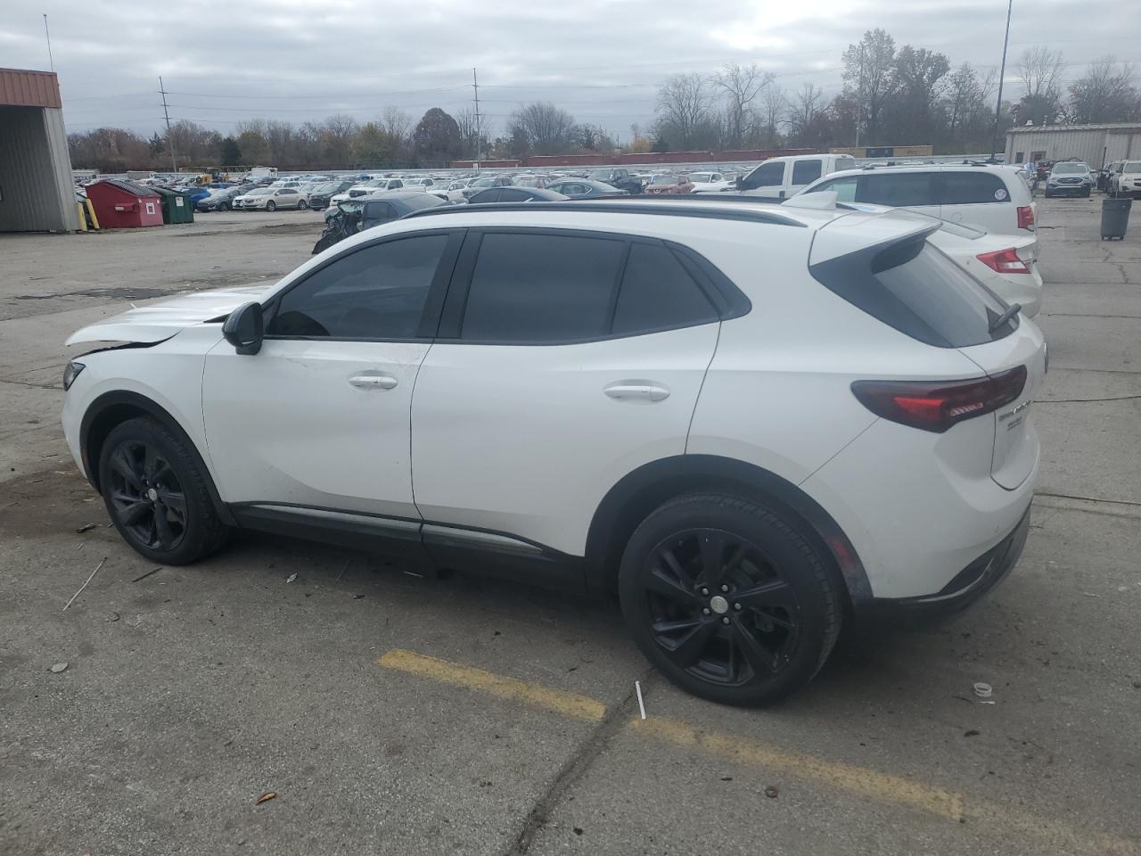 2021 Buick Envision VIN LRBAZLR41MD177364 Copart auction photo, front end / side damage thumbnail 2
