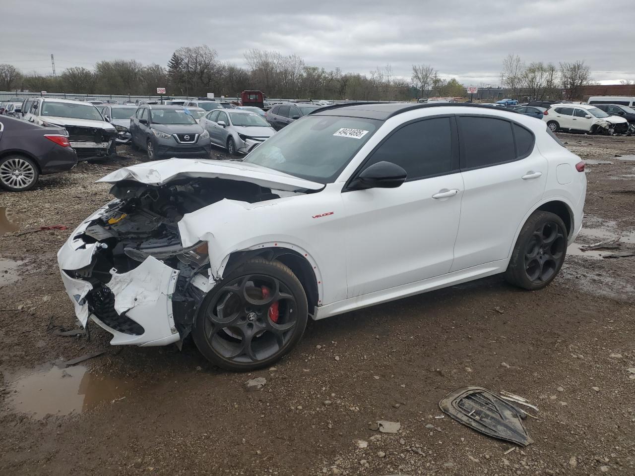 2022 Alfa Romeo Stelvio VIN ZASPAKBN1N7D49271 - Copart auction photo