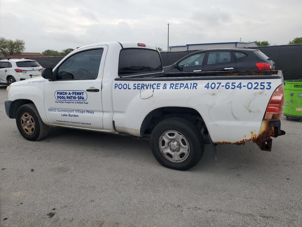 2013 Toyota Tacoma VIN 5TFNX4CN4DX023035 Copart auction photo, rear end / minor dent/scratches damage thumbnail 2