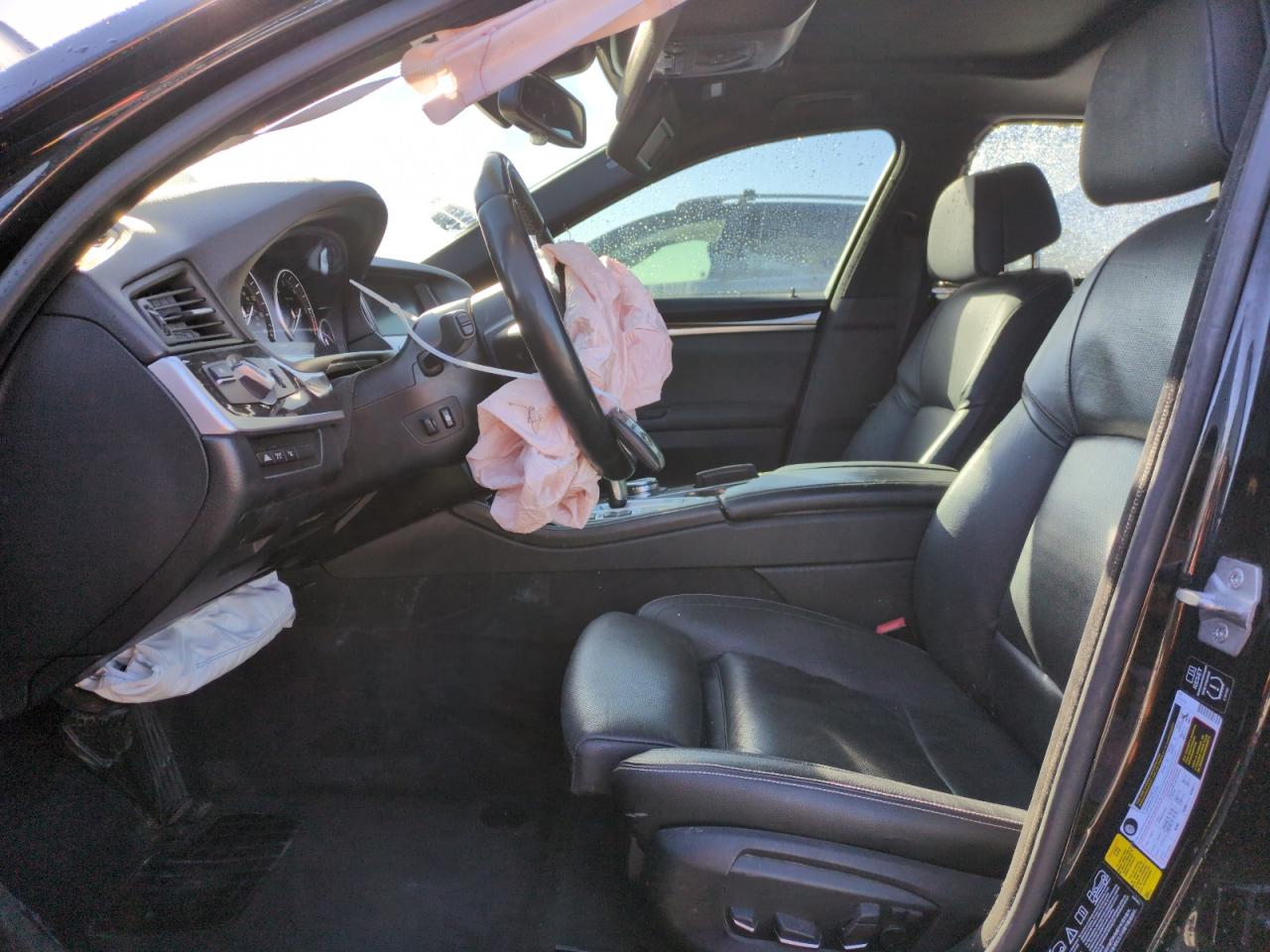 2014 BMW 5er VIN WBAFV3C5XED684105 Copart auction photo, side damage thumbnail 7