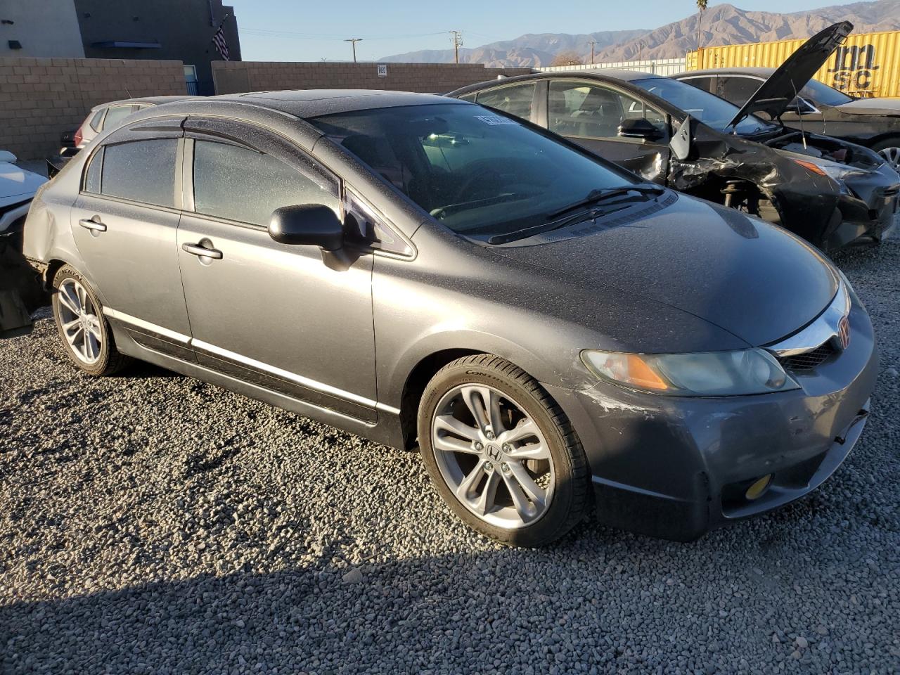 2009 Honda Civic VIN 19XFA16899E039507 Copart auction photo, rear end damage thumbnail 4
